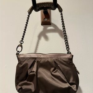 Henri bendel satin Chain Strap bag wristlet